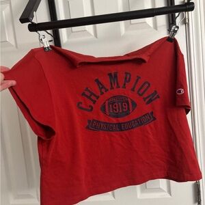 Champion Red Graphic Tee with